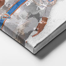 Load image into Gallery viewer, Russell Westbrook Canvas Art – Oklahoma City Thunder Wall Decor
