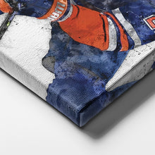 Load image into Gallery viewer, Leon Draisaitl Canvas Art – Edmonton Oilers Wall Decor
