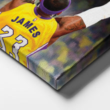 Load image into Gallery viewer, LeBron James Canvas – Lakers Champion Wall Art Decor
