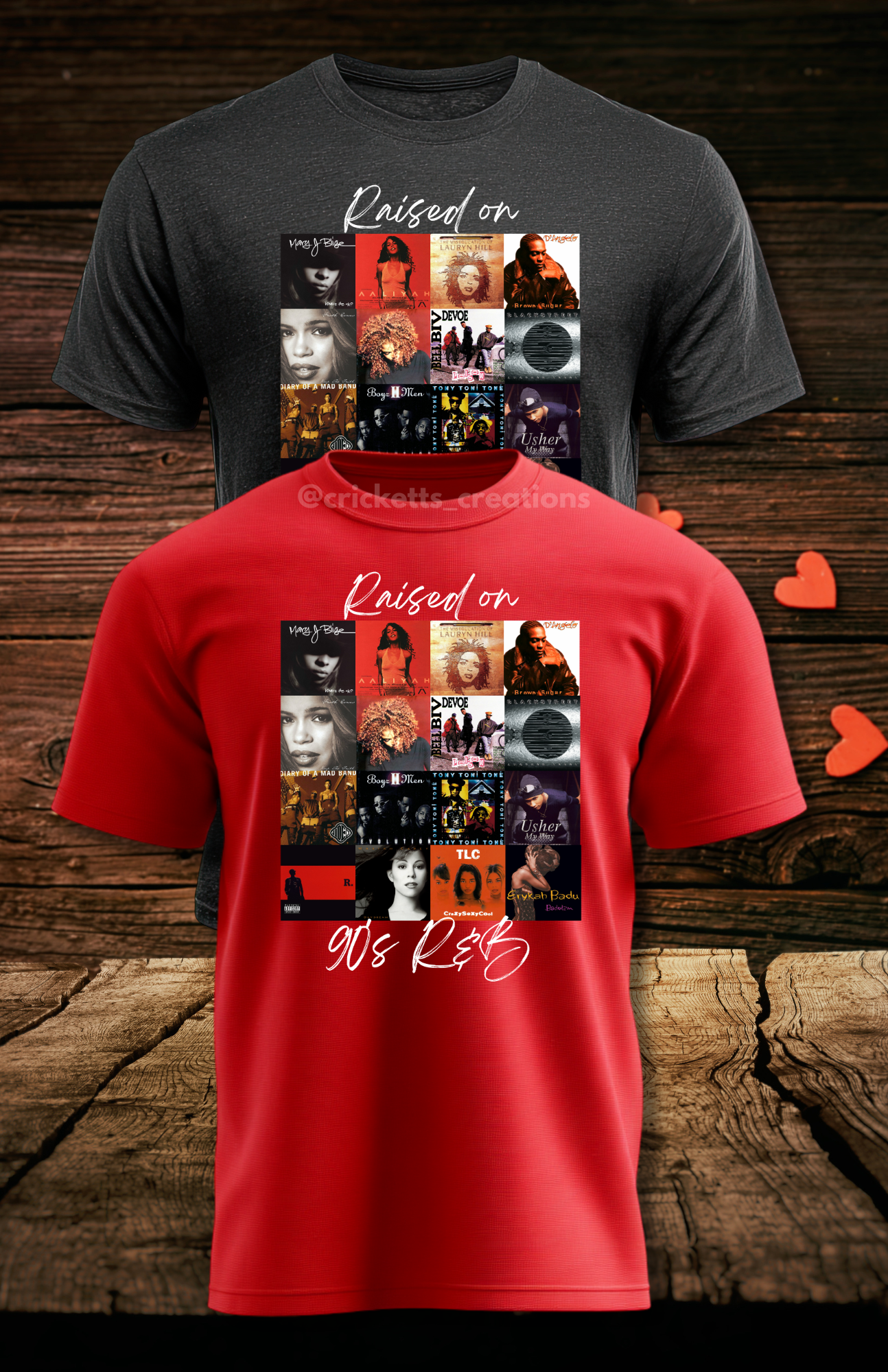 Raised on 90s R&B Tribute T-Shirt