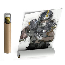 Load image into Gallery viewer, Najee Harris Canvas Art – Pittsburgh Steelers Wall Decor
