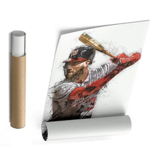 Load image into Gallery viewer, Bryce Harper Canvas Art – Washington Nationals Wall Decor

