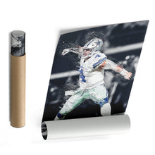 Load image into Gallery viewer, Dak Prescott Canvas Art – Cowboys Celebration Wall Decor
