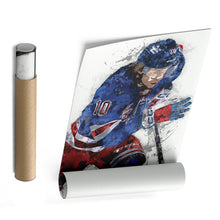 Load image into Gallery viewer, Artemi Panarin Canvas Art – New York Rangers Wall Decor

