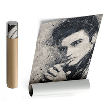 Load image into Gallery viewer, Elvis Presley Canvas – Geometric Music Wall Art Gift for Rock &amp; Roll Fans
