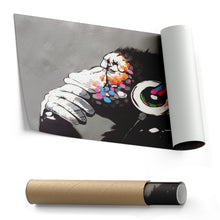 Load image into Gallery viewer, Banksy Male DJ Canvas – Urban Graffiti Wall Art Decor
