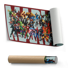 Load image into Gallery viewer, Marvel Superheroes Canvas Wall Art – Comics Print for Kids
