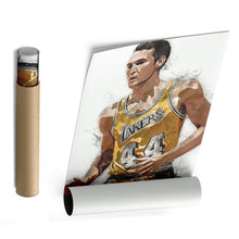 Load image into Gallery viewer, Jerry West Canvas Art – Los Angeles Lakers Wall Decor
