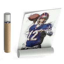 Load image into Gallery viewer, Jim Kelly Canvas Art – Buffalo Bills Wall Decor
