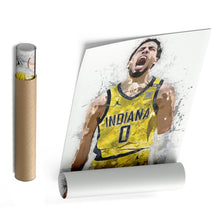 Load image into Gallery viewer, Tyrese Haliburton Canvas Art – Indiana Pacers Wall Decor
