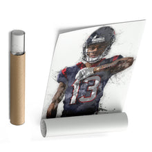Load image into Gallery viewer, Tank Dell Canvas Art – Houston Texans Wall Decor
