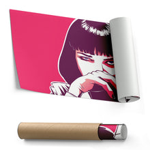 Load image into Gallery viewer, Pulp Fiction Canvas Art – Uma Thurman Movie Wall Decor
