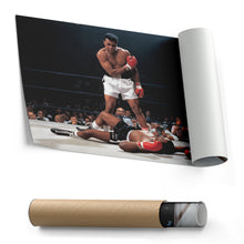 Load image into Gallery viewer, Muhammad Ali vs Sonny Liston Canvas – Phantom Punch Boxing Wall Art
