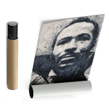 Load image into Gallery viewer, Marvin Gaye Canvas Art – Geometric Music Wall Decor
