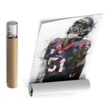 Load image into Gallery viewer, Will Anderson Jr. Canvas Art – Houston Texans Wall Decor
