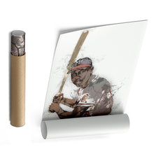 Load image into Gallery viewer, Hank Aaron Canvas Art – Atlanta Braves Wall Decor
