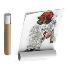 Load image into Gallery viewer, Bryce Harper Canvas Art – Philadelphia Phillies Wall Decor

