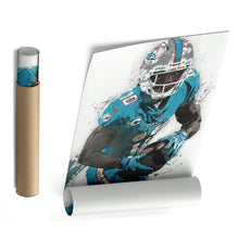 Load image into Gallery viewer, Tyreek Hill Canvas Art – Miami Dolphins Wall Decor

