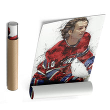 Load image into Gallery viewer, Guy Lafleur Canvas Art – Montreal Canadiens Wall Decor
