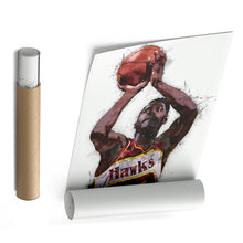 Load image into Gallery viewer, Dominique Wilkins Canvas Art – Atlanta Hawks Wall Decor
