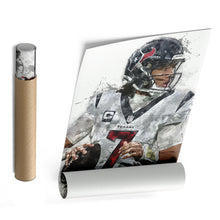 Load image into Gallery viewer, C.J. Stroud Canvas Art – Houston Texans Wall Decor
