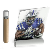 Load image into Gallery viewer, Jonathan Taylor Canvas Art – Indianapolis Colts Wall Decor
