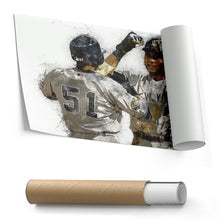 Load image into Gallery viewer, Derek Jeter &amp; Bernie Williams Canvas Art – New York Yankees Wall Decor
