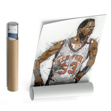 Load image into Gallery viewer, Patrick Ewing Canvas Art – New York Knicks Wall Decor
