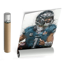 Load image into Gallery viewer, Jalen Hurts Canvas Art - Philadelphia Eagles Wall Decor
