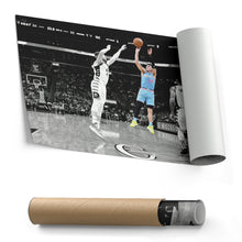 Load image into Gallery viewer, Tyler Herro Canvas Art – Clutch Shot Basketball Decor
