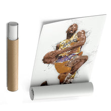 Load image into Gallery viewer, Kobe Bryant Canvas Art – Los Angeles Lakers Legend Wall Decor
