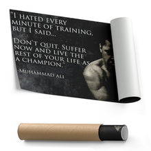 Load image into Gallery viewer, Muhammad Ali Quote Canvas Art – Boxing Wall Decor
