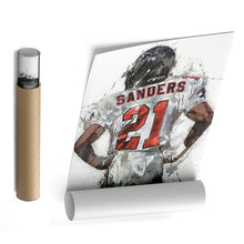 Load image into Gallery viewer, Deion Sanders Canvas Art – Atlanta Falcons Wall Decor
