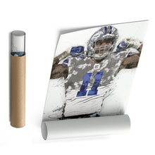 Load image into Gallery viewer, Micah Parsons Canvas Art – Dallas Cowboys Wall Decor
