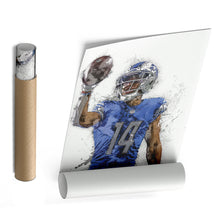 Load image into Gallery viewer, Amon-Ra St. Brown Canvas Art – Detroit Lions Wall Decor
