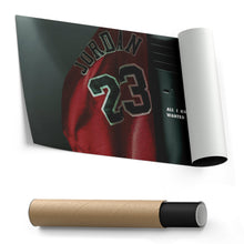Load image into Gallery viewer, Michael Jordan Jersey Locker Room Canvas Poster – Wall Art Decor
