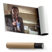 Load image into Gallery viewer, Pulp Fiction Coffee Scene Canvas – Tarantino Movie Wall Art
