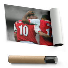Load image into Gallery viewer, Henry &amp; Bergkamp Canvas – Arsenal Legends Wall Art Decor
