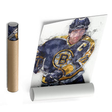 Load image into Gallery viewer, Ray Bourque Canvas Art – Boston Bruins Wall Decor
