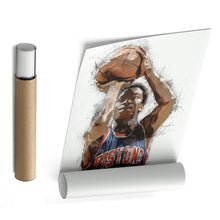 Load image into Gallery viewer, Isiah Thomas Canvas Art – Detroit Pistons Wall Decor
