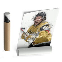 Load image into Gallery viewer, Mark Stone Canvas Art – Vegas Golden Knights Wall Decor
