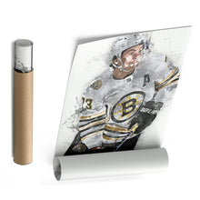 Load image into Gallery viewer, Charlie McAvoy Canvas Art – Boston Bruins Wall Decor
