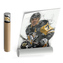 Load image into Gallery viewer, Evgeni Malkin Wall Art - Pittsburgh Penguins NHL Legend Canvas Print
