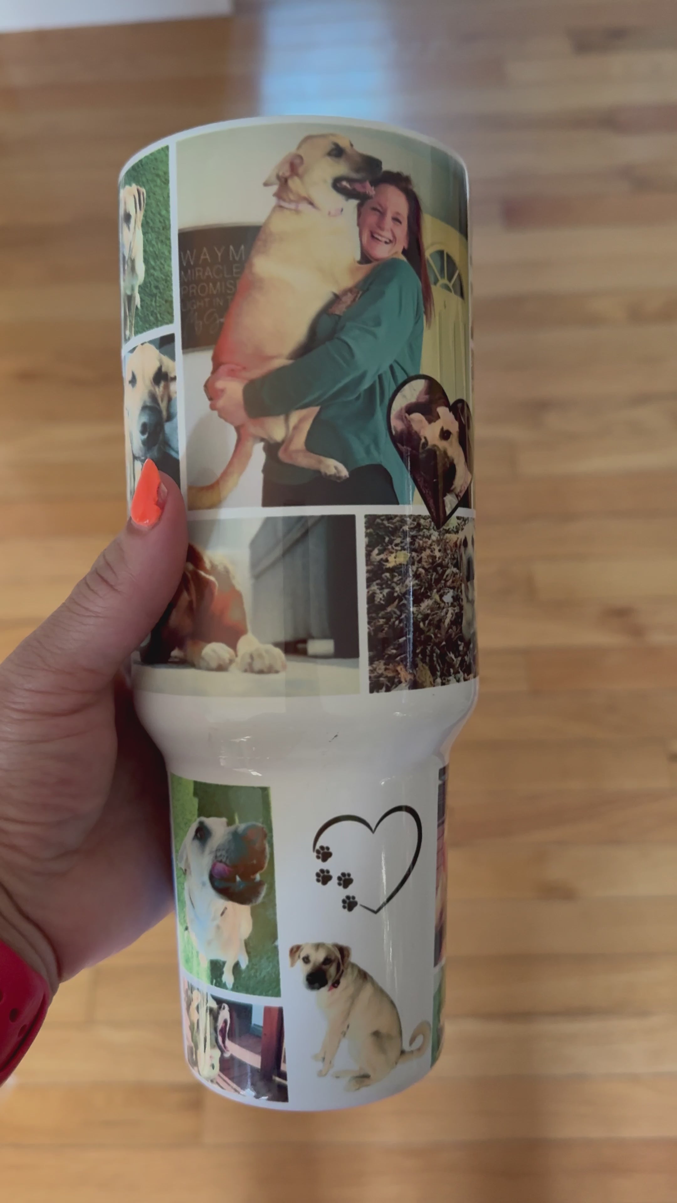 Custom 40oz Photo Tumbler