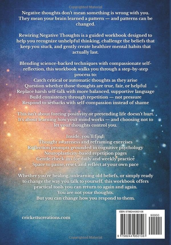 Rewiring Negative Thoughts: A Guided Workbook to Reframe, Release, and Reclaim Your Mind (The Thought Rewire Workbook Series)