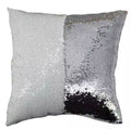 Custom Sequins Pillow (Silver)