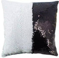 Custom Sequins Pillow (Black)