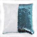 Custom Sequins Pillow (Turquoise)