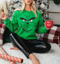 Grinch Face Sweatshirt