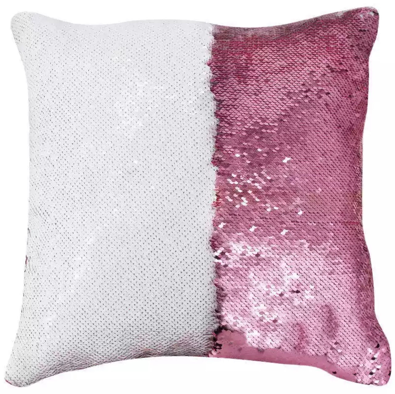 Custom Sequins Pillow (Pink)